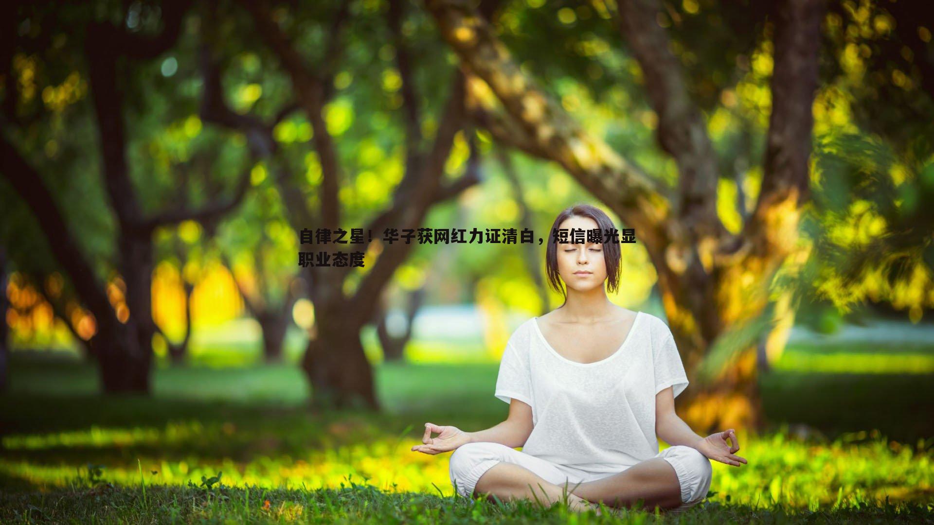 自律之星！华子获网红力证清白，短信曝光显职业态度
